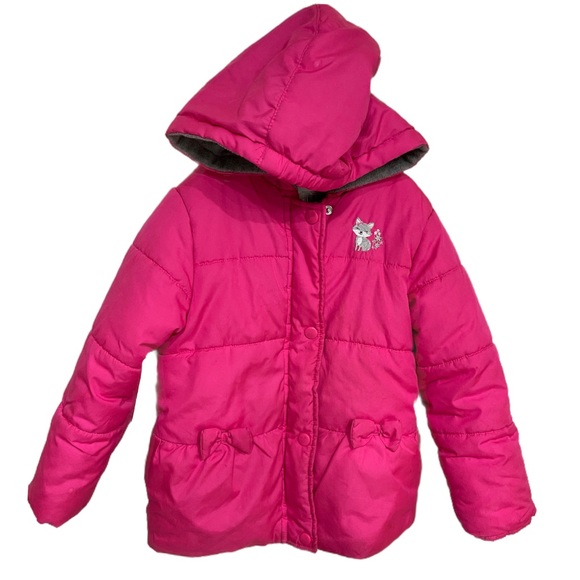 Just For You by Carter’s, pink insulated hooded jacket, size 6. - Picture 1 of 8